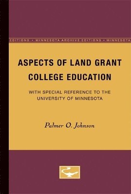 bokomslag Aspects of Land Grant College Education