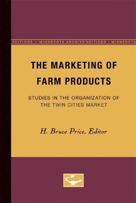 The Marketing of Farm Products 1