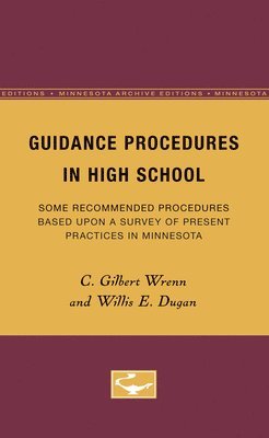 C. Wrenn, Willis Dugan - Wrenn, C: Guidance Procedures in High School, Häftad