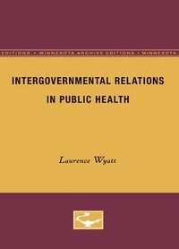bokomslag Intergovernmental Relations in Public Health