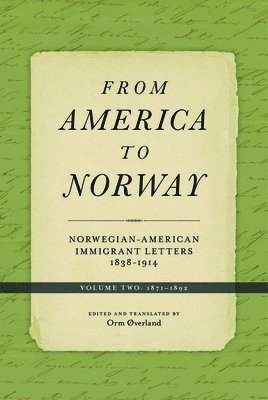 bokomslag From America to Norway