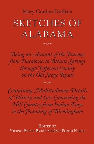 bokomslag Sketches of Alabama