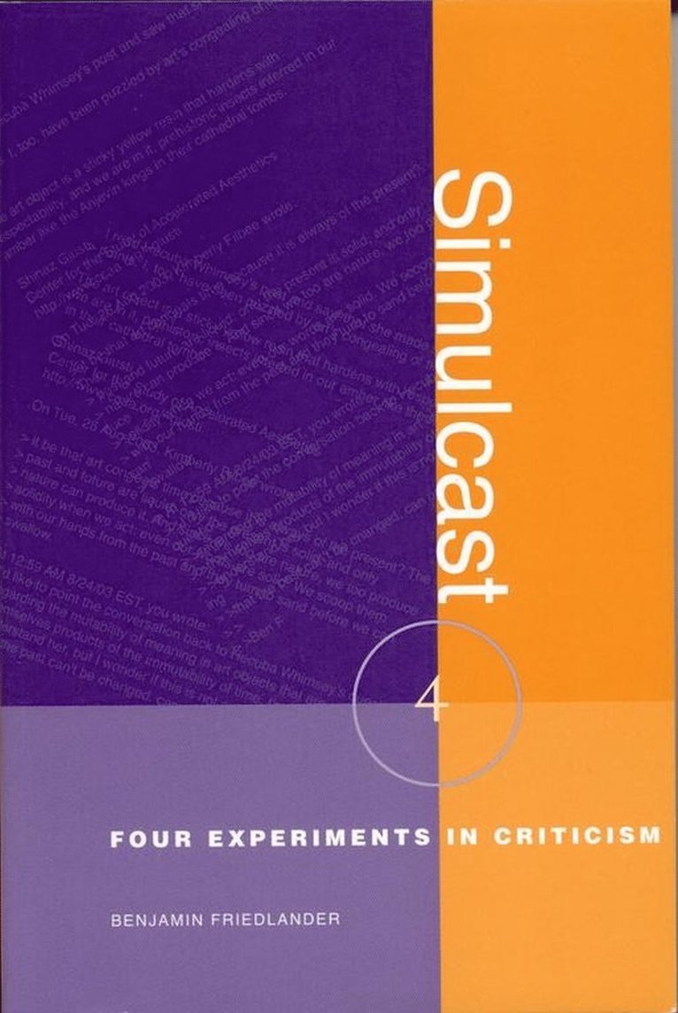 Benjamin Friedlander - Simulcast, Häftad