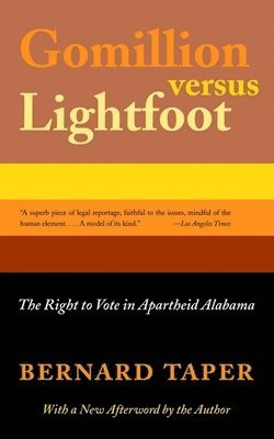 bokomslag Gomillion versus Lightfoot