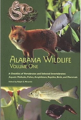 bokomslag Alabama Wildlife v. 1; Checklist of Vertebrates and Selected Invertebrates: Aquatic Mollusks, Fish, Amphibians, Reptiles, Birds, and Mammals