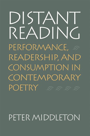 Peter Middleton - Distant Reading, Häftad