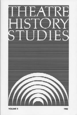 bokomslag Theatre History Studies 1982, Vol. 2