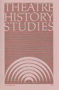 Theatre History Studies 1992 1