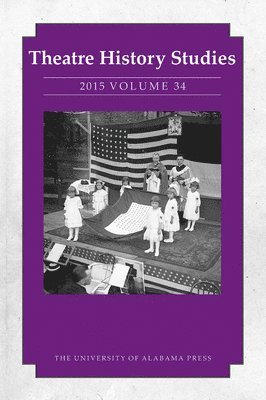 bokomslag Theatre History Studies 2015, Volume 34