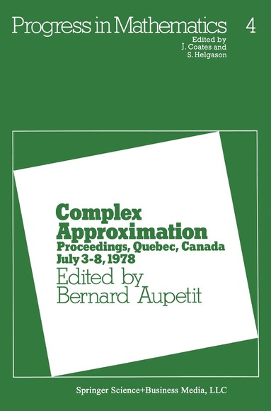 Aupetit, B. Aupetit - Complex Approximation, Häftad