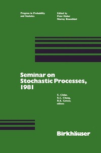 bokomslag Seminar on Stochastic Processes, 1981