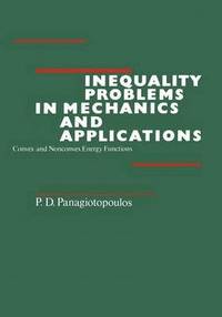 bokomslag Inequality Problems in Mechanics and Applications