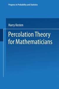 bokomslag Percolation Theory for Mathematicians