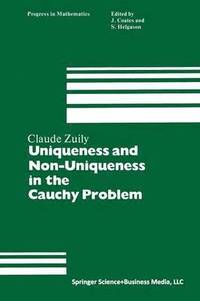 bokomslag Uniqueness and Non-Uniqueness in the Cauchy Problem