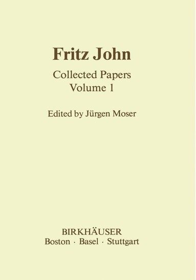 Saint John VII, Fritz John, J. Moser - Fritz John, Inbunden