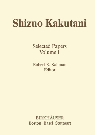 S. Kakutani - Shizuo Kakutani, Inbunden
