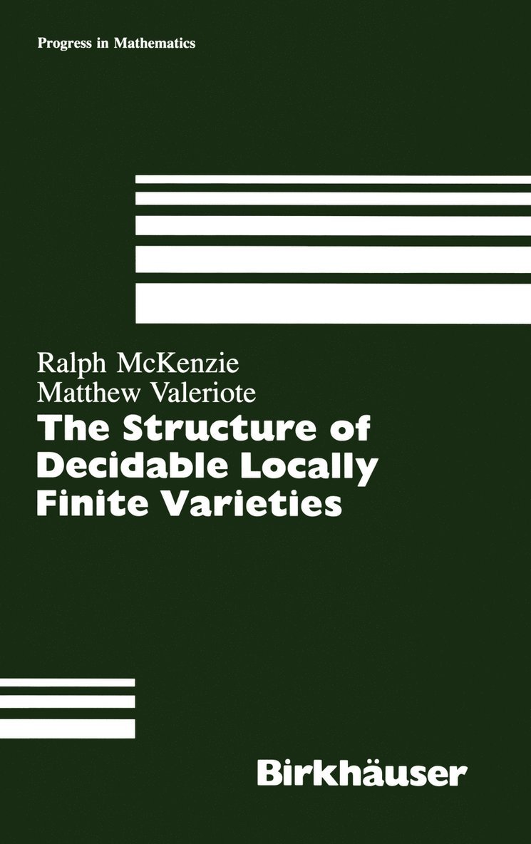 Structure of Decidable Locally Finite Varieties 1