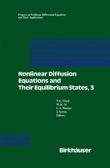 bokomslag Nonlinear Diffusion Equations and Their Equilibrium States, 3