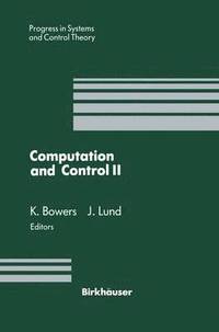 bokomslag Computation and Control II