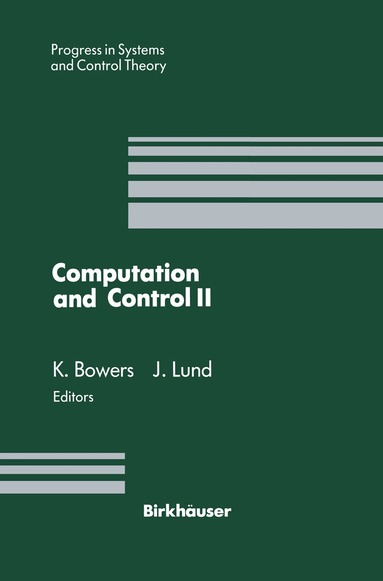 Kenneth L. Bowers, John Lund - Computation and Control II, Inbunden
