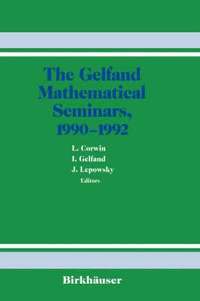 bokomslag The Gelfand Mathematical Seminars, 19901992