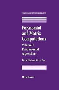 bokomslag Polynomial and Matrix Computations