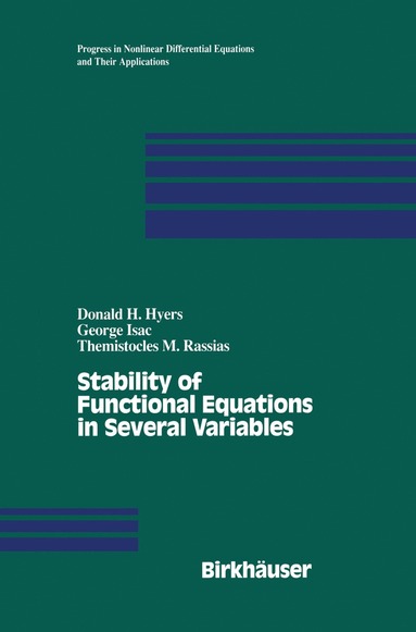 bokomslag Stability of Functional Equations in Several Variables