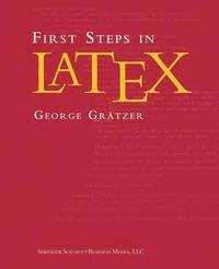 bokomslag First Steps in LaTeX