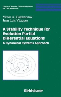 bokomslag A Stability Technique for Evolution Partial Differential Equations