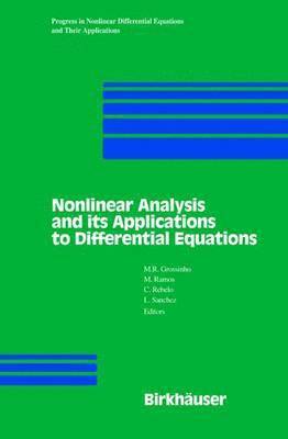 Nonlinear Analysis and its Applications to Differential Equations 1