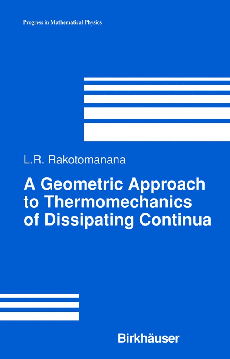 A Geometric Approach to Thermomechanics of Dissipating Continua 1