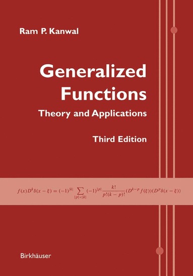 bokomslag Generalized Functions