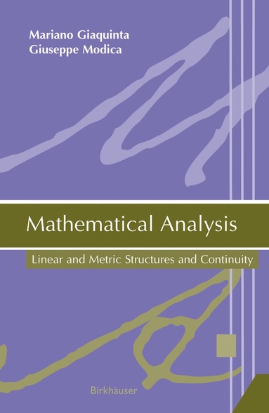 Mariano Giaquinta, Giuseppe Modica - Mathematical Analysis, Inbunden