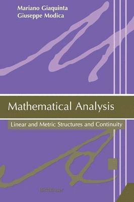 Mariano Giaquinta, Giuseppe Modica - Mathematical Analysis, Häftad