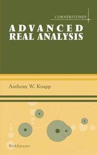 bokomslag Advanced Real Analysis