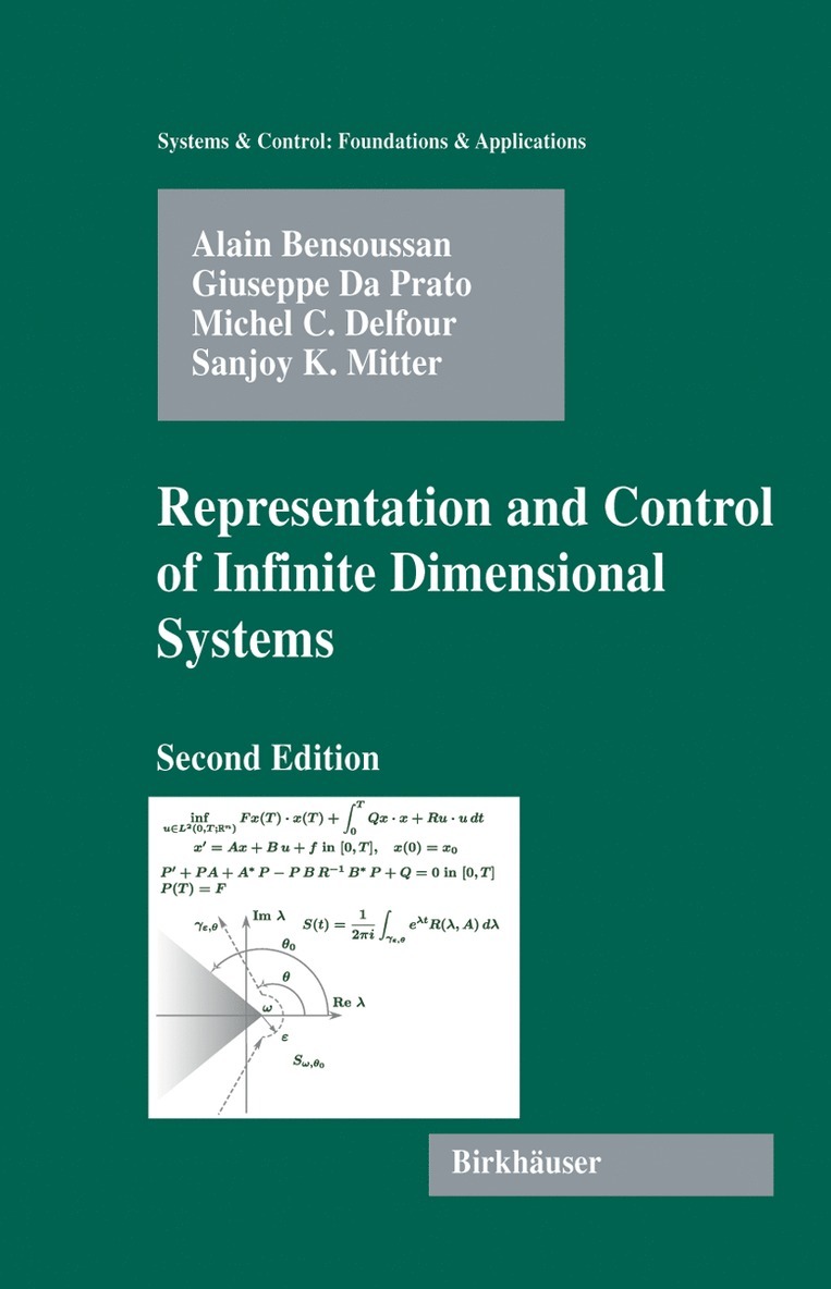 Representation and Control of Infinite Dimensional Systems 1