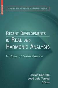 bokomslag Recent Developments in Real and Harmonic Analysis