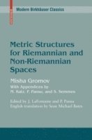 bokomslag Metric Structures for Riemannian and Non-Riemannian Spaces
