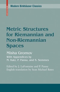 bokomslag Metric Structures for Riemannian and Non-Riemannian Spaces