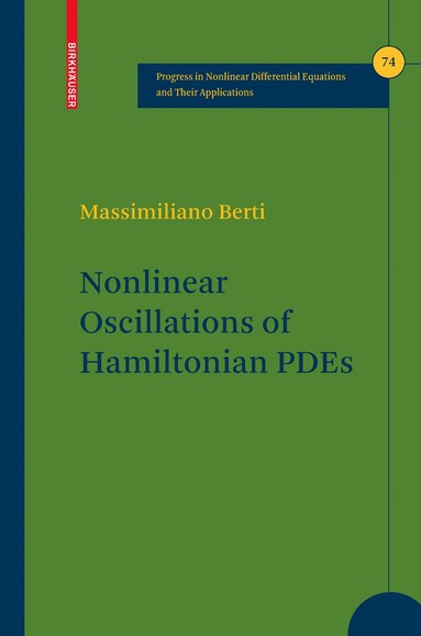 bokomslag Nonlinear Oscillations of Hamiltonian PDEs