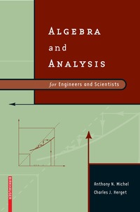 bokomslag Algebra and Analysis for Engineers and Scientists