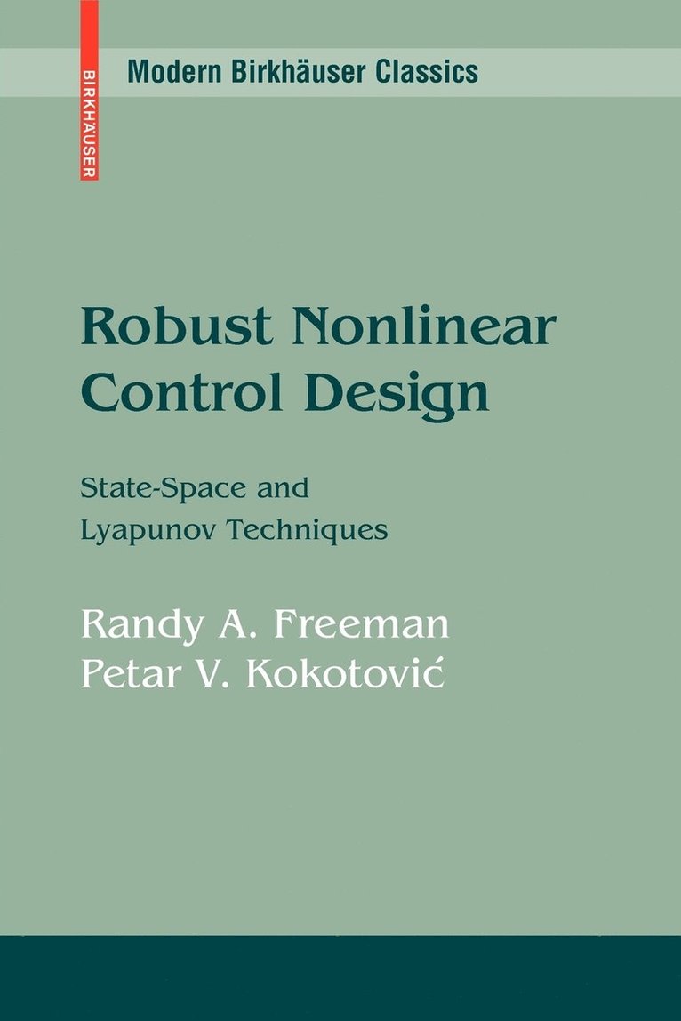Robust Nonlinear Control Design 1