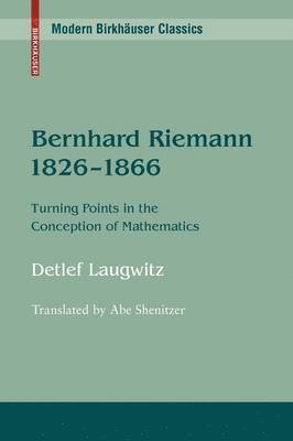 Detlef Laugwitz - Bernhard Riemann 1826–1866, Häftad