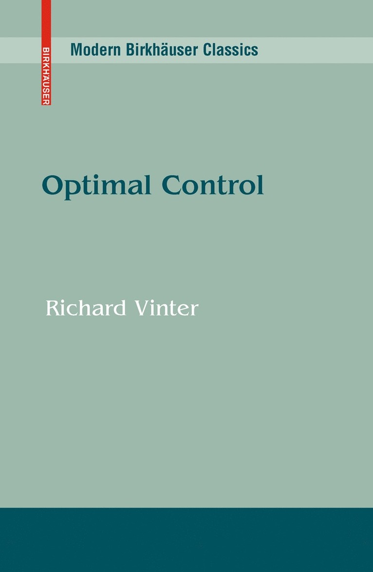Richard Vinter - Optimal Control, Häftad