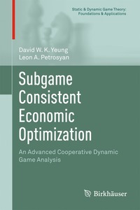 bokomslag Subgame Consistent Economic Optimization