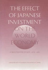 bokomslag The Effect of Japanese Investment on the World Economy