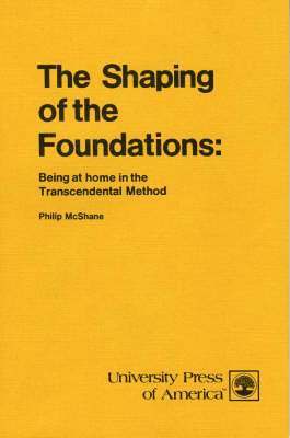The Shaping of the Foundations 1