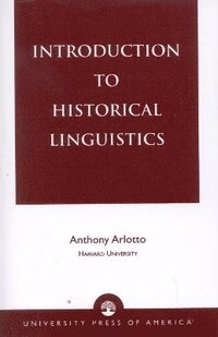 bokomslag Introduction to Historical Linguistics