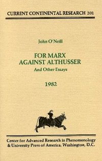 bokomslag For Marx Against Althusser