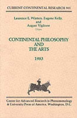 Laurence E. Winters, Eugene Kelly, August Viglione - Continental Philosophy and the Arts, Häftad